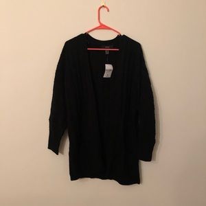 Black cardigan